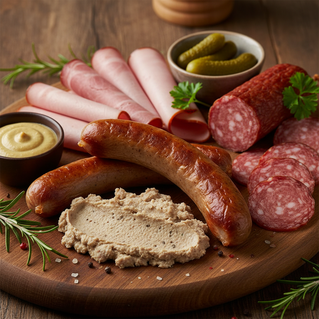Hausgemachte Wurst- und Fleischspezialitäten aus der Metzgerei